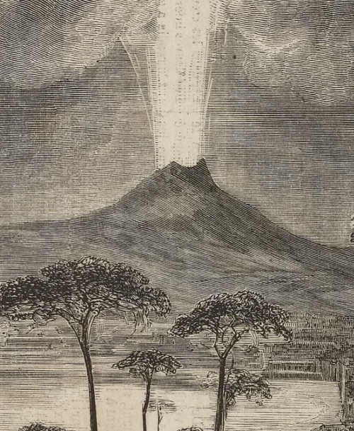 L’éruption du Vésuve : [estampe] ([Défet]) / G. Doré (détail), BnF, département Estampes et photographie