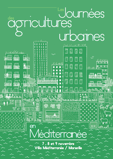 Affiche des premières journées des agricultures urbaines