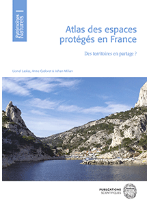 Couverture de l'Atlas des espaces protégés en France, éditions du Museum national d'histoire naturel