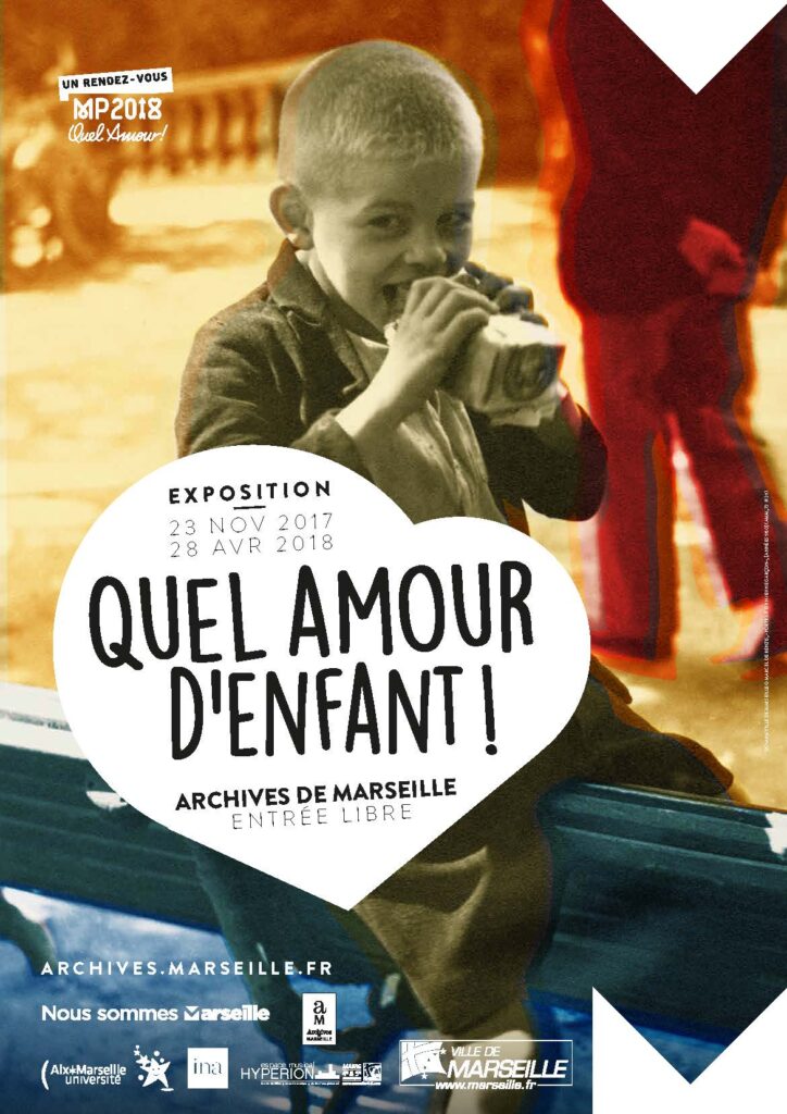 Affiche de l'exposition Quel amour d'enfant !, Archives municipales de Marseille