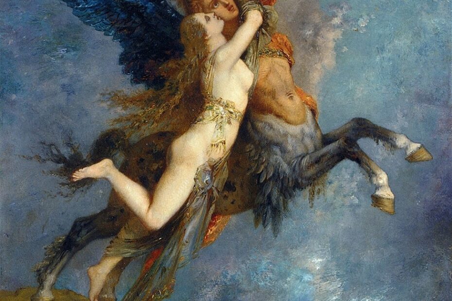 Gustave Moreau, La Chimère, 1867, Harvard Art Museums/Fogg Museum, Domaine public