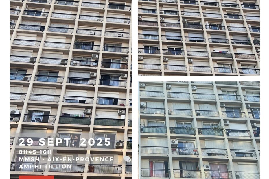 Affiche journée d'études Habitabilité