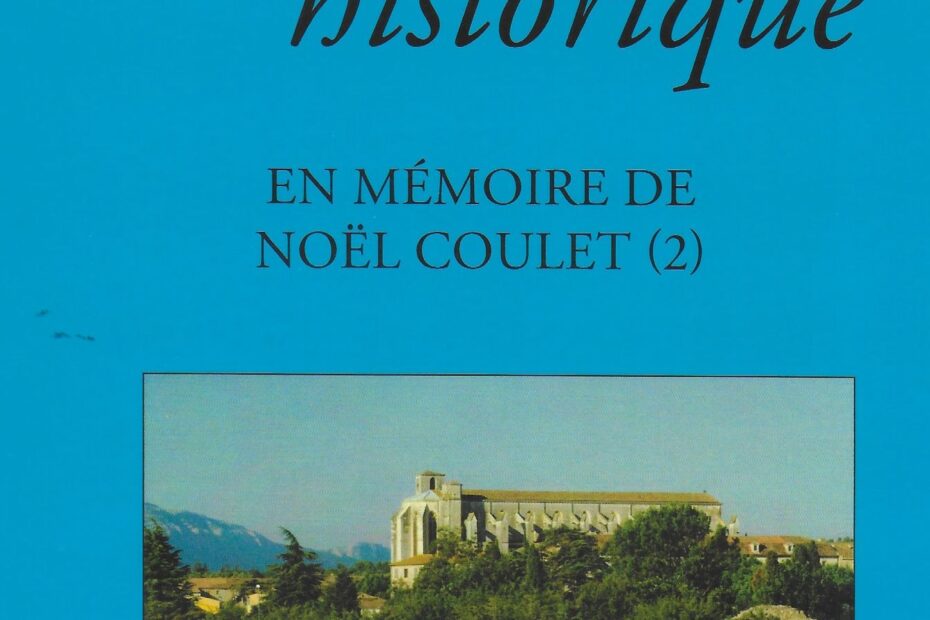 Couverture de Provence historique, n°277