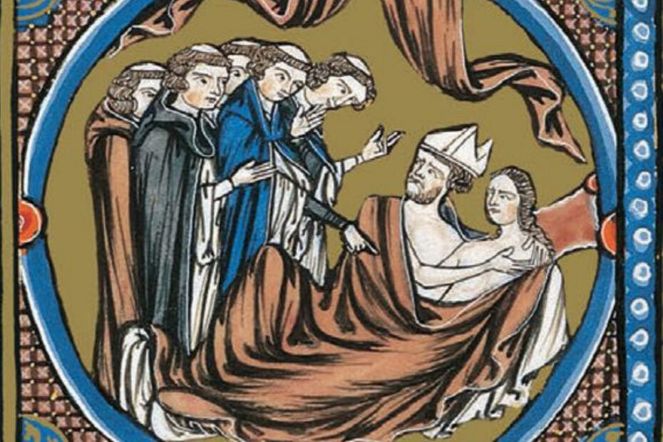 Bible moralisée de Saint Louis, Tolède, Cathédrale 1, vol. 2, f. 141v (détail)