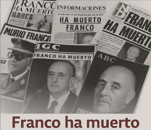 Franco ha muerto : couvertures de presse