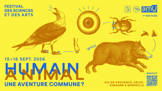 Bandeau festival des sciences et des arts 2026 : Homme / animal